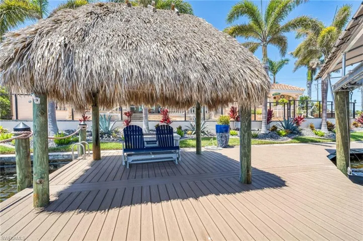 Surrounding community with a gazebo