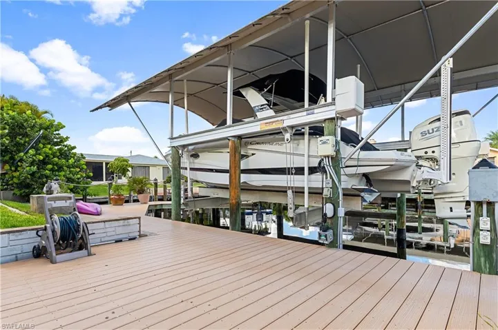 View of dock/lift area