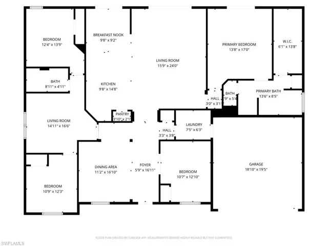 View of room layout