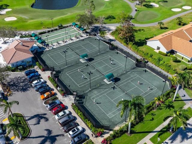 Bocce courts and 3 Har-Tru tennis courts are next to the clubhouse.