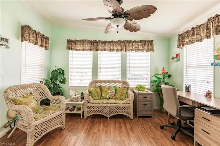 Surrounded with windows / Sunroom