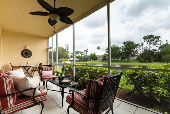 Lovely screened lanai overlooking the lake