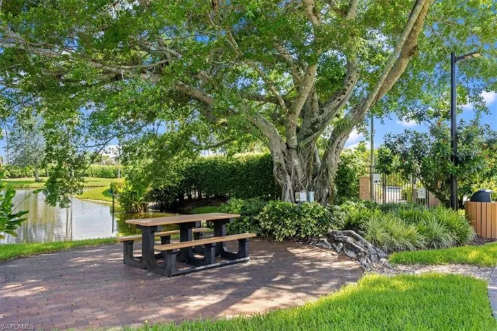 View of patio