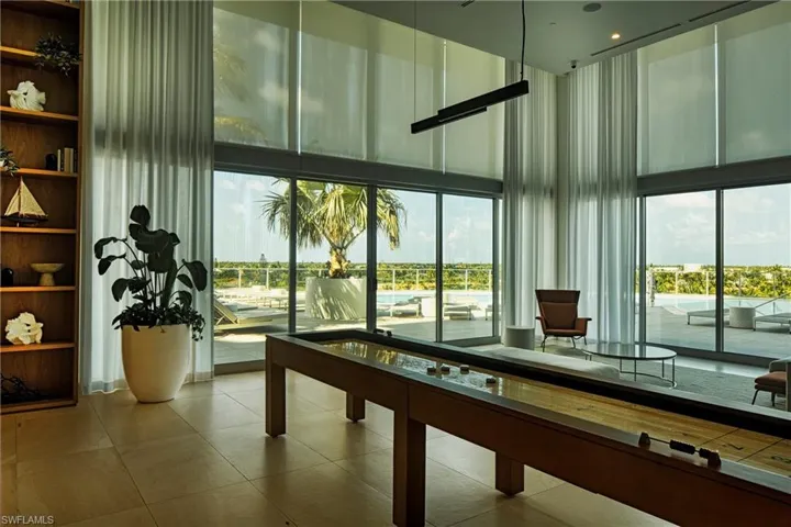 resident lounge with games