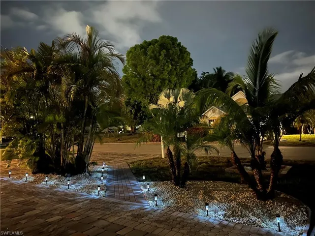 The path at night