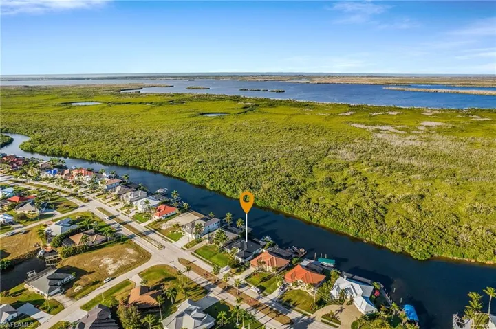 Aerial view of Waterway