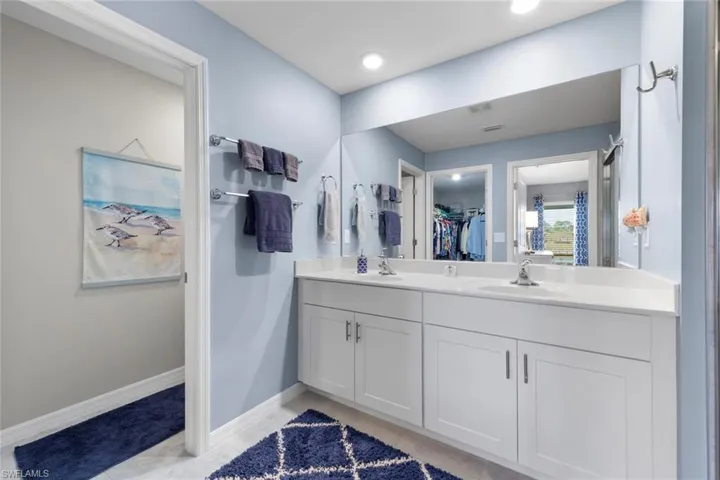 Primary Bathroom with dual sinks