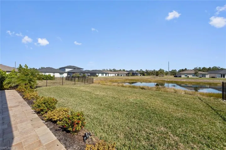 View of yard featuring a water view