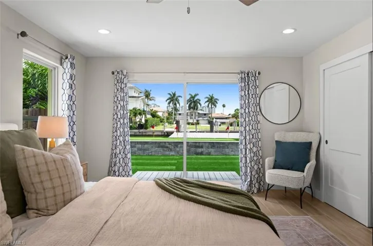 master bedroom with gulf view