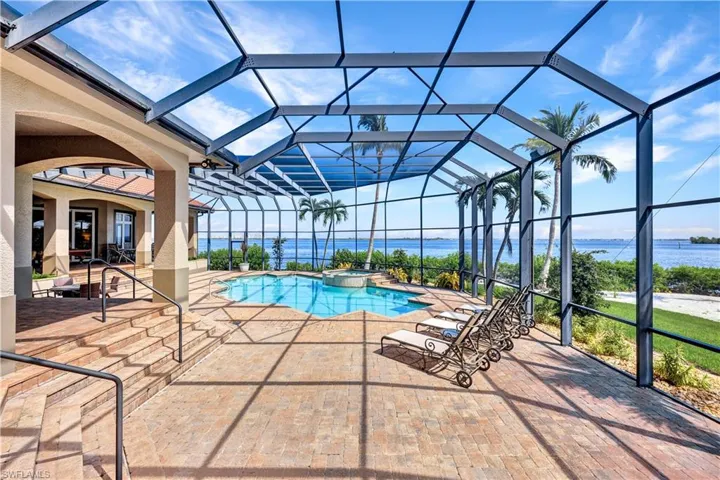 Custom Pool, Spa and lower level patio