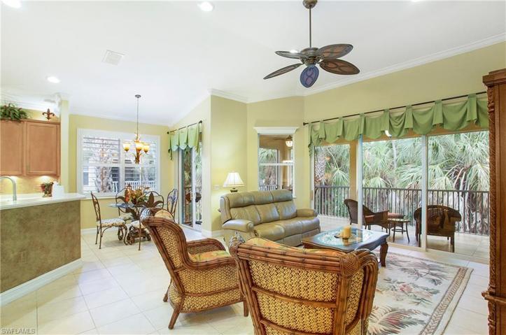 living area overlooks lanai