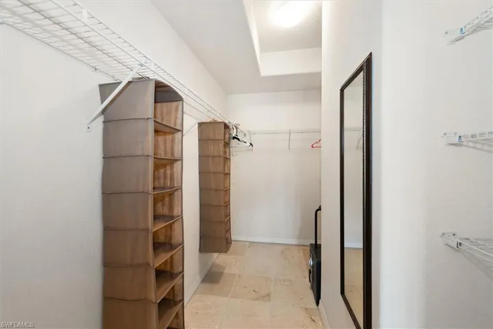 View of spacious closet