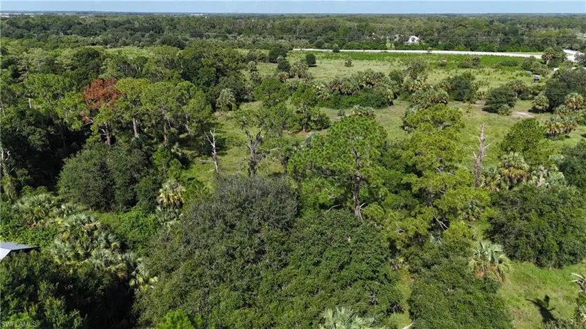 Aerial view of property's location with rural landscape