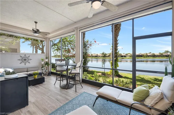 Screened-In Lanai with Lake view