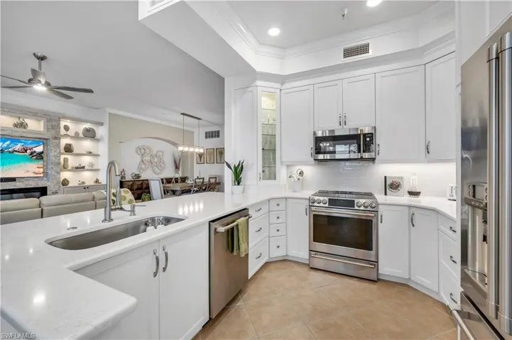 Custom Gourmet kitchen with Cafe appliances