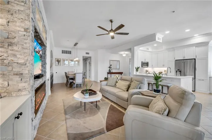 Open concept Living/Dining and Kitchen