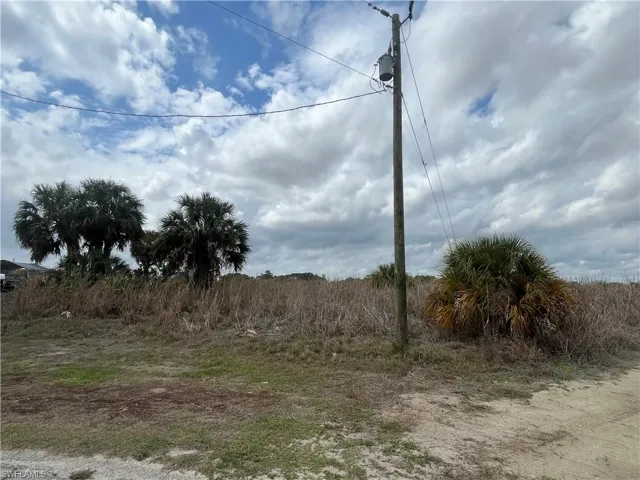 Left front of property