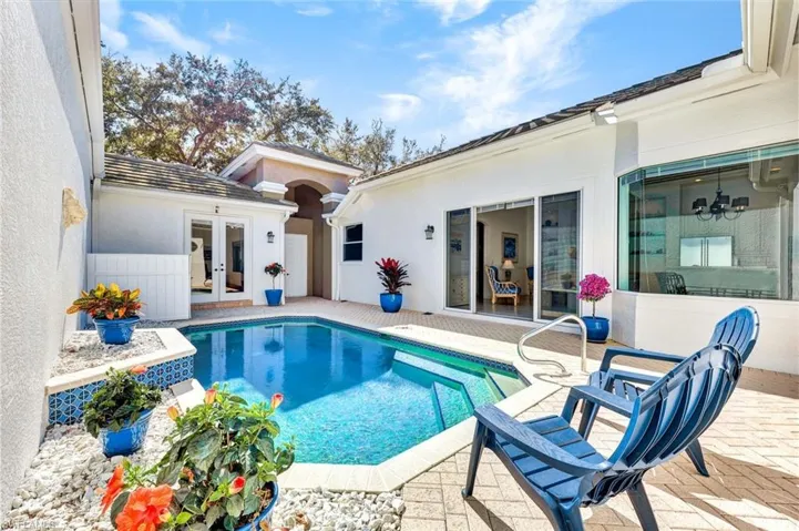 Ahhh, imagine spending your winter relaxing by the pool...