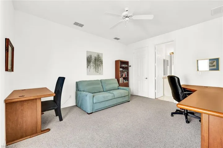 In-law suite features ensuite bathroom and so much privacy...