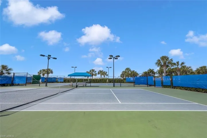 community tennis court