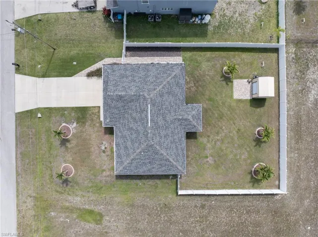 Fenced Yard, Utility Shed with 10x10 Paver Pad