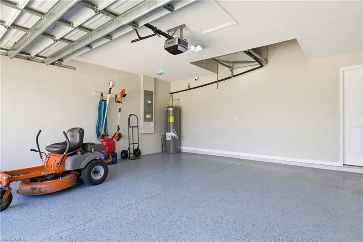 Epoxy coated Garage Floor