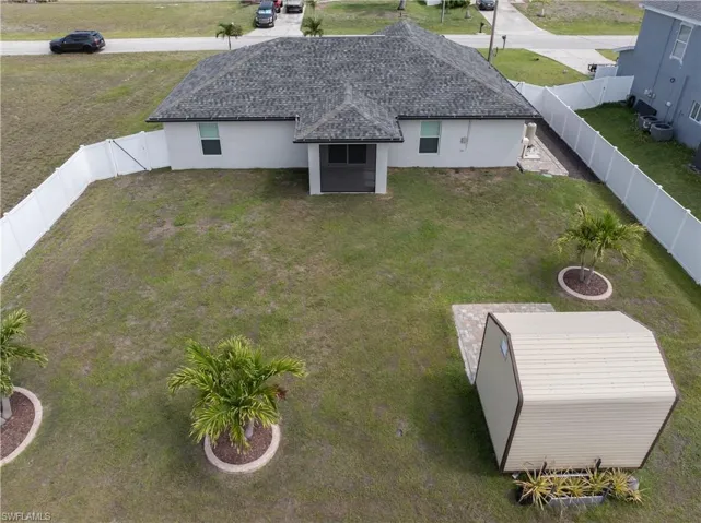 Concrete Curbing, Shed and Paver Pad