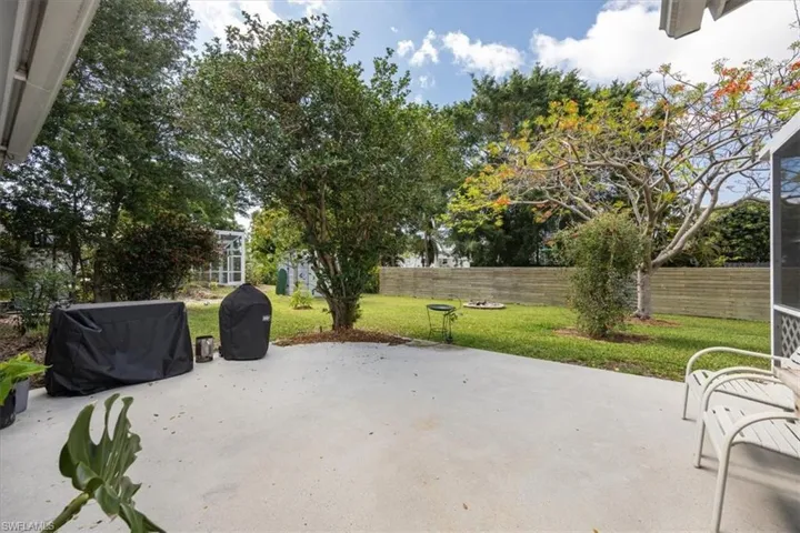 Open patio