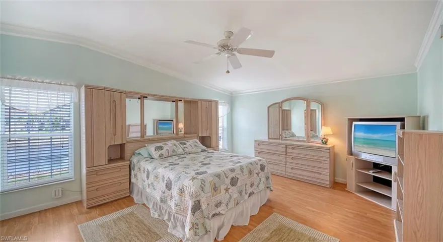 Spacious master bedroom