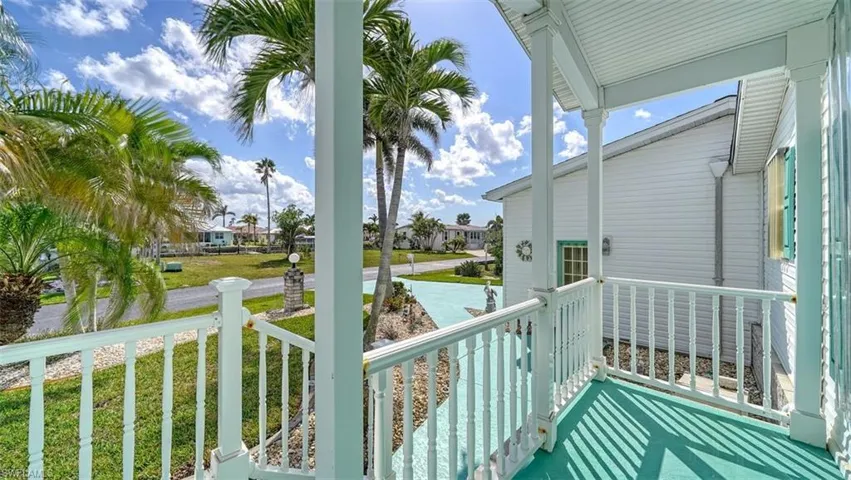 Covered front porch