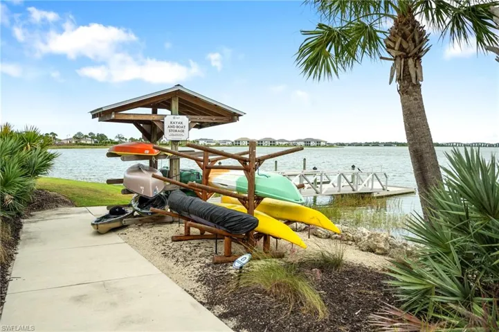 Dock featuring a water view