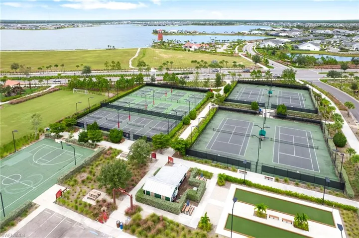 Tennis & Bocce courts