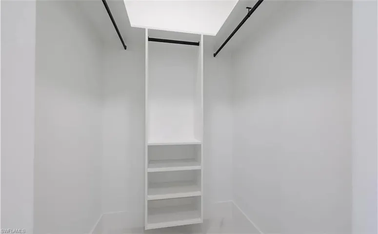 View of spacious closet
