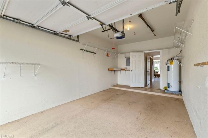 Great one car garage with young automatic door opener