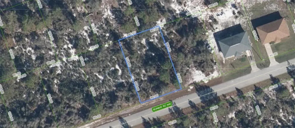 Survey Map. Indicating property boundaries and dimensions relative to Bonnie Road NW