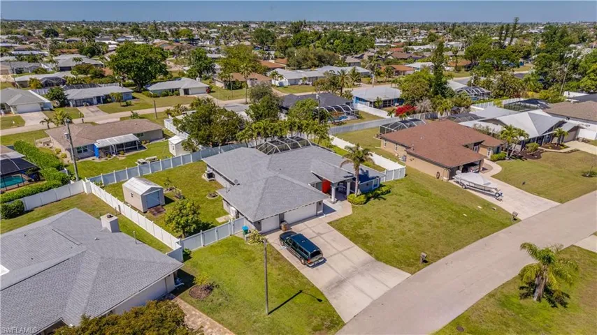 Aerial view featuring a residential view
