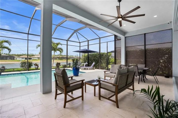 Private Sun Deck and Shaded Sitting Areas