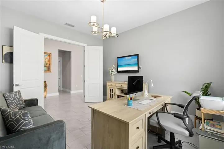 French Door Office Entry