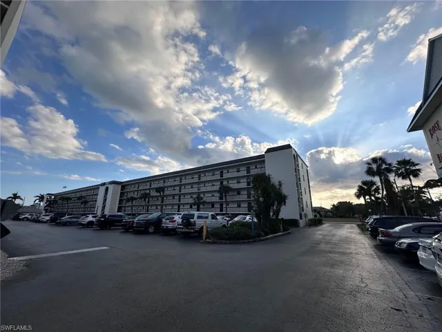 View of uncovered parking lot
