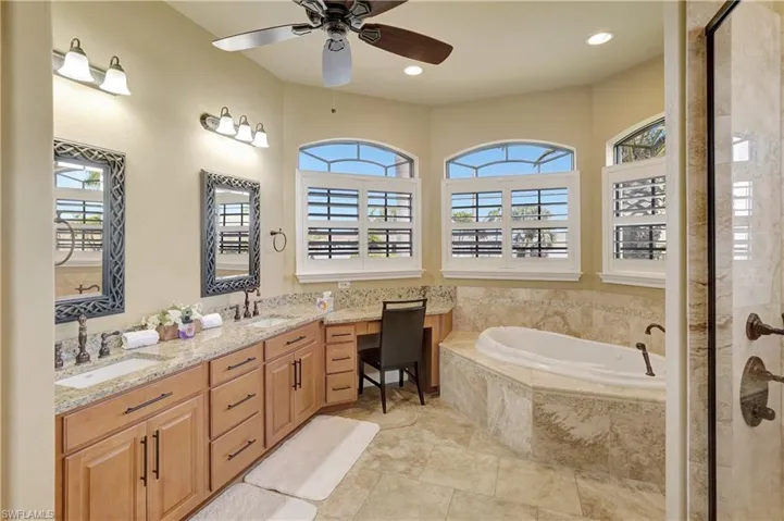 Primary Bath with luxurious bath