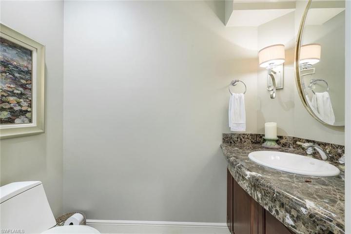 Powder room, just off the main living area.