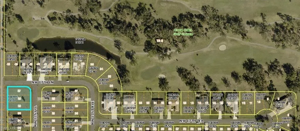Easy access to Coral Oaks Public Golf Course