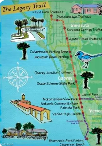 The historic Legacy Trail