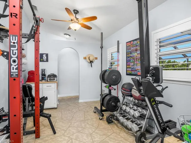 Converted Lanai (permitted) could be used as a Den