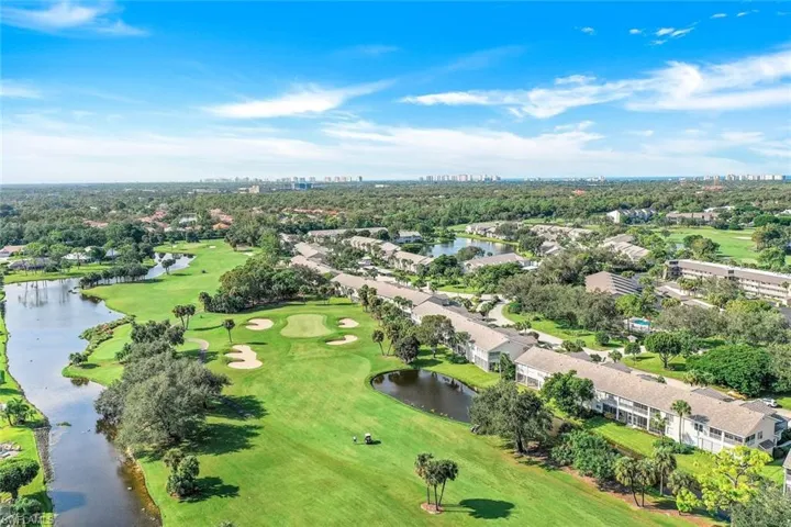 Aerial view looking to the Gulf of Mexico