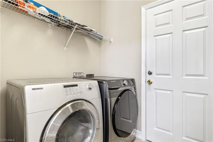 Laundry area with washer and dryer