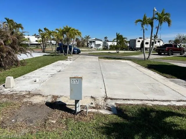 View from the back of the lot