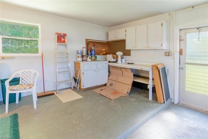 Work area in Garage