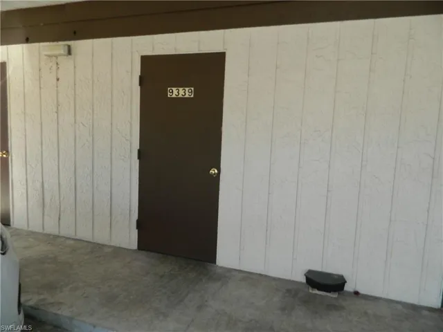 Doorway to property