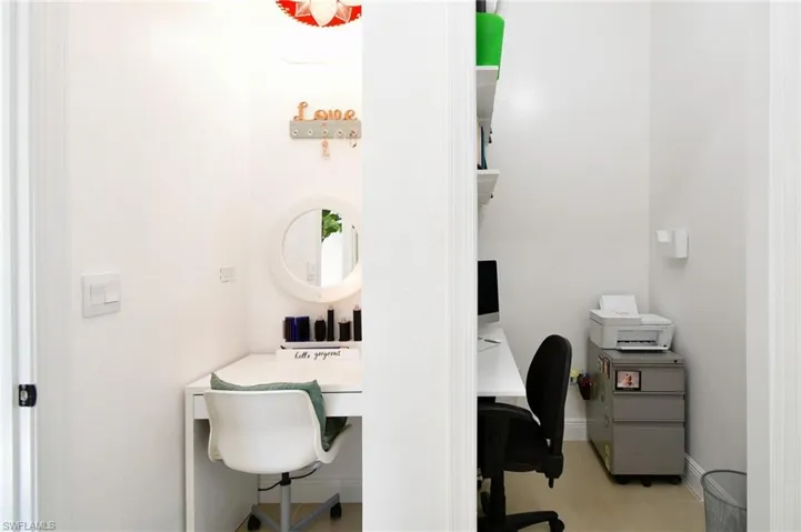 View of home office